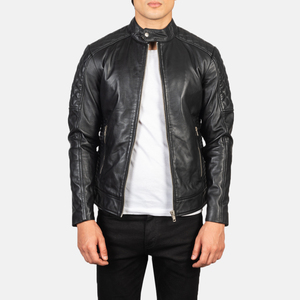 Veste Safari Unisexe en Cuir Véritable Tressé Imperméable à Col Rond, Style Décontracté Automne, Streetwear, Simple Boutonnage, Teinture Unie, OEM - Product Image 4