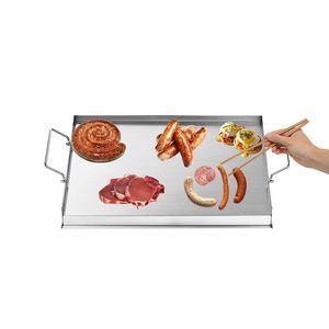 Portable Family Grill Griddle with Handle for <b>Camping</b> and Parties - Product Image 1