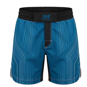 Men <b>Shorts</b> MMA Training Fight <b>Shorts</b> Flexible Lightweight Quick Dry Durable Comfortable for <b>Grappling</b> Martial Arts Workouts - Product Image 1