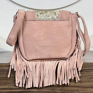 Sacs à main en cuir de vachette véritable personnalisés en gros avec franges, sacs à bandoulière en cuir élégants, sacs bohèmes, sacs vintage chics de style gypsy - Product Image 5