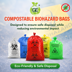 Bolsas Biodegradables para Residuos Médicos, Bolsas de Recolección de Residuos Biológicos Peligrosos, Ecológicas, Libres de Plástico, Seguras y Desechables - Product Image 2