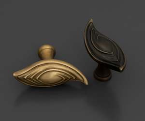 Luxury Brass Rectangle Cabinet <b>Knob</b> Gold <b>Silver</b> <b>Drawer</b> Handle Durable Eco-Friendly Kitchen Wardrobe Door Pull for Home Office - Product Image 4