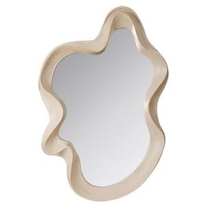 Miroir mural rond en laiton de style moderne avec cadre décoratif en forme de soleil de la marque Linea Exports Inc - Product Image 2