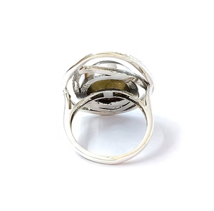 6.9 Grams 925 Sterling Silver <b>Labradorite</b> <b>Ring</b> Blue Flash Gemstone 925 Sterling Silver Designer Jewelry - Product Image 4