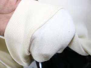 Sudadera PATS CREAM con cuello alto, 100% roja, con apliques bordados, cuello ancho, hilos finos. - Product Image 6