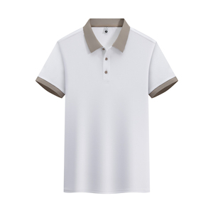 Luxury Mens Plus Size Polo Shirt High Quality Breathable Casual Wear Short Sleeve Solid Color Cotton <b>Classic</b> Business Polo Top - Product Image 1