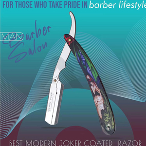 Navaja de Afeitar Profesional de Acero Inoxidable 100%, Navaja Recta para Barbería con Recubrimiento Joker, Herramienta de Afeitado de Precisión Premium - Product Image 4