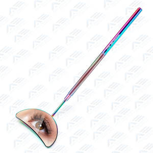 Pequeño espejo de extensión de pestañas de acero inoxidable, espejo Dental, espejo de maquillaje para instrumentos de belleza de pestañas - Product Image 2