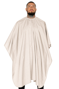 Cape de barbier jetable durable et imperméable pour hommes, idéale pour la coupe de cheveux en salon, fabriquée en polyester, professionnelle, élégante, couleur et logo personnalisables - Product Image 2