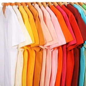 T-shirt en coton blanc uni à manches courtes pour homme, col rond, tricot décontracté, couleur unie, design simple, haute qualité, logo personnalisé - Product Image 1