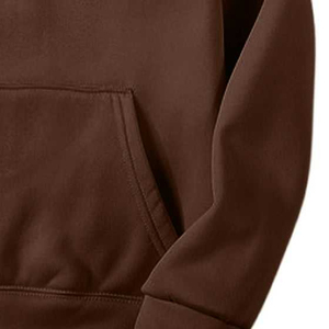 Hoodie surdimensionné en coton épais pour homme, personnalisé par le fabricant, coupe courte, effet usé, style streetwear, avec fermeture éclair brodée, hiver - Product Image 4