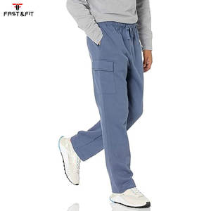 Pantalones de lona rectos para hombre, estilo clásico de invierno, con cordón ajustable, cintura elástica, ligeros, cálidos, elásticos, informales, para correr - Product Image 6