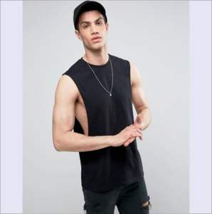 Débardeur de sport pour homme, style streetwear, 100% coton respirant et écologique, pour entraînement, fitness, musculation - Product Image 4