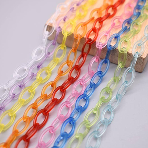 ของตกแต่งผนังแบบแขวน รูปโซ่เรซิ่น สีชมพูใส ของตกแต่งผนังสำหรับคริสต์มาส - Product Image 5