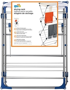Luxury design 3 tier foldable clothes drying rack tiered laundry indoor portable drying stand customization available - Product Image 2
