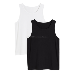 Débardeur de sport personnalisé pas cher avec logo, col rond et ourlet droit, débardeurs pour hommes, tissu personnalisé, vêtements pour hommes, grossiste - Product Image 1