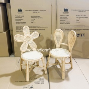Chaises en rotin faites à la main pour enfants, en gros, pour événements de location, mariages, fêtes d'anniversaire et décoration d'événements - Product Image 2