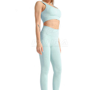 Ensemble de yoga premium pour femmes, 2 pièces, tissu doux et respirant, écologique, pour la salle de sport, l'entraînement physique, la tenue quotidienne - Product Image 4