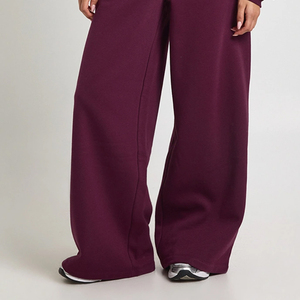 Survêtement pour femme, couleur unie, col en V, anti-UV, manches longues, coupe ample, taille élastique, vêtements décontractés, automne, polyester/nylon, sweat-shirt - Product Image 6