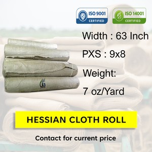 Rollo de tela de yute de 63 pulgadas y 7 onzas, 100 m, tela de arpillera, 100% ecológica, venta al por mayor, Goodman Global Bangladesh - Product Image 2