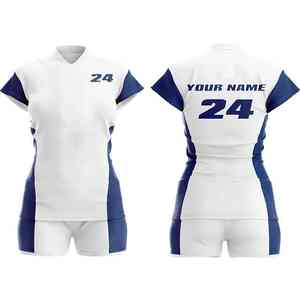 <b>Top</b> Quality Soft Touch Clothing Synthetic Material For Intense Training And Club Competition Volleyball Uniform For Women - Product Image 3