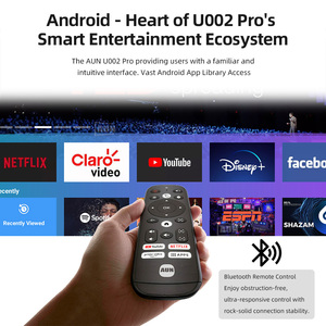 For U002 Pro <b>LED</b> Dust Proof 1080P 4K Ready HIFI Stereo Built-in Speakers Android 13 OS Smart <b>Projector</b> for 2.1 for Remote - Product Image 4