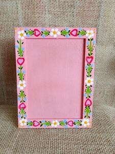 Best Sell Home Decoration Wooden Photo <b>Frame</b> Printed Enameled Latest Flower Printed Picture <b>Frame</b> Modern Attractive Photo Holder - Product Image 2