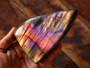 Piedra de Labradorita Natural de Colores al por Mayor, Cristal en Bruto, Piedra de Luna Azul para Sanación - Product Image 5