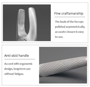 Ensemble de forceps d'extraction dentaire en acier inoxydable chirurgical Ametrine pour adultes et enfants, poignée ergonomique, certifié CE, garantie 1 an - Product Image 3