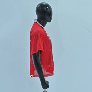 Camisetas de malla de alta calidad de los Berkeley Red Bears para hombre, de manga corta, cuello redondo, transpirables, informales, OEM, de corte regular, con diseño animal estampado. - Product Image 5