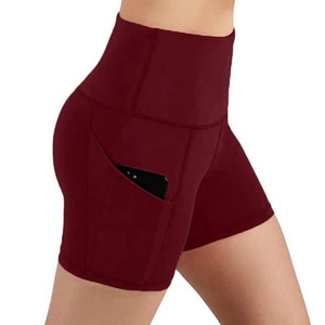 Women Ladies Gym Fitness Running Compression Spandex Yoga Sports Casual Latest Fashion Shorts Customized OEM - Product Image 5