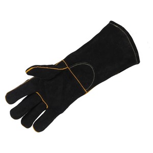 Gants de soudage en cuir de vachette de qualité supérieure résistants aux hautes températures avec ligne ignifuge - Product Image 6