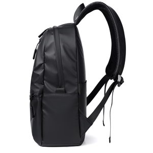 Mochila de Cuero de Diseño, Mochila Casual de Cuero, Mochila de Cuero Resistente, Estilo con Bolsillos Utilitarios - Product Image 4