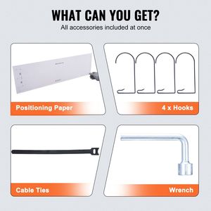 Lot de 2 étagères de rangement murales robustes pour garage, 4 x 1 pi, capacité de charge de 400 lb, 400 lb au total, 200 lb par étagère - Product Image 5