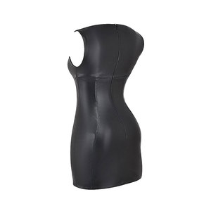 Vestido Largo de Cuero Auténtico para Mujer, Diseño de Corsé, Sexy, Estilo Fetiche, para Club Nocturno, Fabricante Mayorista, Vestido de Cuero de Alta Calidad - Product Image 6