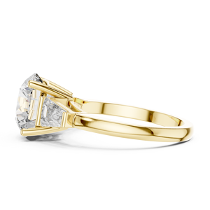 Wholesale Round Cut 925 Sterling Silver Moissanite <b>Diamond</b> <b>Ring</b> Engagement Jewelry Factory Supplier - Product Image 2