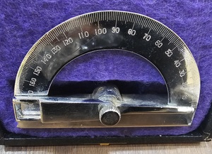 Goniomètre en acier standard 180 degrés, instrument de mesure d'angle articulaire en métal chromé 90 mm, physiothérapie orthopédique - Product Image 3