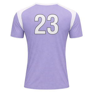 Maillot de football Viva Purple White léger, respirant, anti-humidité, pour entraînement sportif, homme et femme, uniforme d'équipe - Product Image 3