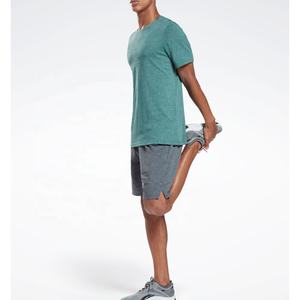 T-shirt manches courtes pour hommes, estival et à la mode, en coton uni, impression personnalisée, Design vierge - Product Image 2