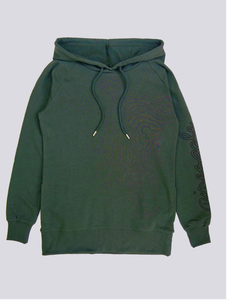 Sudadera con Capucha de Alta Calidad, Tejido de Algodón y Elastano, Forro Polar, Logotipo Personalizado en la Parte Delantera, Hombros Caídos, 400 GSM - Product Image 4
