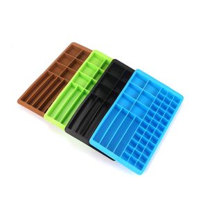 Plateau en silicone alimentaire multi-compartiments, 47 compartiments, réutilisable, écologique, organisateur flexible, pour glaçons et chocolats - Product Image 1