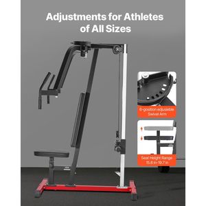 Fly Reverse Delt Machine 450LBS Home Gym special Upper Body Trainer per allenamento con spalle deltoide posteriori al petto - Product Image 4