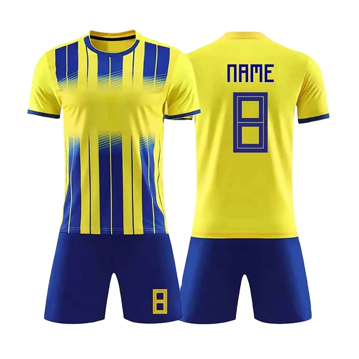 Custom Oem Nieuw Seizoen Snel Droog Jersey Voetbalshirt Mannen Kleding Uniform Sublimatie Jersey Voetbal Set Kits Voetbal Kleding Voor Mannen