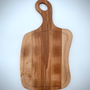 Tabla de cortar clásica de madera maciza de 1.5 cm de grosor |   Tabla de Cortar Rectangular Tradicional para Cocina, Duradera y Personalizable - Product Image 1