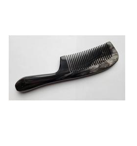 Peine de cuerno tradicional auténtico para peinar el cabello, desenredar, cuidar el cabello, herramienta de belleza profesional para peluquería, artesanía hecha a mano - Product Image 3