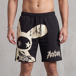 Pantalones Cortos Deportivos para Hombre, Diseño Nuevo, Logotipo Personalizado, Transpirables, Ecológicos, de Secado Rápido, Estilo Casual, Estilo Urbano, con Cordón Ajustable, 100% - Product Image 1