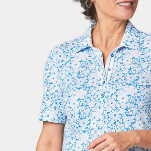 Chemises polo pour femmes en sublimation pour la vente en ligne, nouvelle mode 2025, chemise polo à manches courtes pour femmes en sublimation avec logo personnalisé - Product Image 5