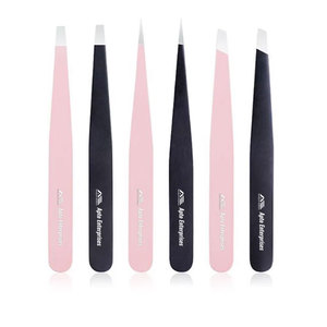 Kit de pinces à épiler en acier inoxydable écologiques et réutilisables pour les poils incarnés, les poils du visage, la beauté et les sourcils pour femmes, pinces à épiler pointues - Product Image 5
