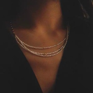 Collar de Perlas de Agua Dulce Kexu Keshi de Estilo Retro Francés Versátil, Diseño Multicapa de Nicho - Product Image 4