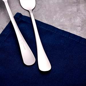 Moonlight Mini Metal & Silicone <b>Forks</b> (Set of 2) for Kids & Home Use Stainless Steel Handle for Dinner Fruit & Food Restaurant - Product Image 1
